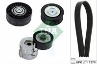 Комплект поликлинового ремня (с роликами) alfa romeo giulietta, mito fiat 500l, bravo ii, grande pu