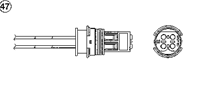 [oza683-ee2] лямбда-зонд mercedes-benz: c-class (w203) c 200 kompressor (203.045) 00-  c-class t-mo...