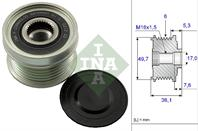 535 0134 10_шкив генератора SsangYong Kyron/Action/Rexton 2.0/2.7Xdi