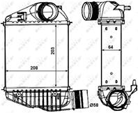 Интеркулер VAG A6 2.0TDI/2.0TFSI 04-