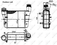 Интеркулер audi a4 04-