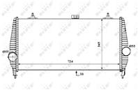 Интеркулер PSA C5/C6/407/607 2.2/2.7HDI