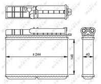 Радиатор отопителя салона