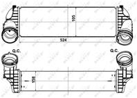 Nrf 30359_интеркулер ! bmw e70 3.0d 08&gt