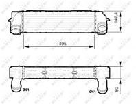 Интеркулер bmw f25 x3 ii 10-
