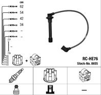 8655 / rc-he76 комплект проводов зажигания honda civic/hr-v/accord/logo 1.3-2.2 91&gt