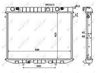 Радиатор охлаждения OPEL FRONTERA A 92-98,
