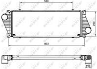 NRF 30830_интеркулер ! MB Sprinter 2.1CDi-2.9D 95