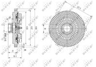 Муфта вентилятора радиатора mercedes e t-model (s210), e (w210), m (w1