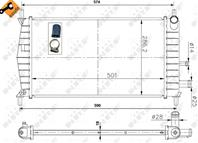 Радиатор охлаждения FORD FIESTA 96-, FIESTA III 89-95, FIESTA IV 95-02, MAZDA 121 III 96-,