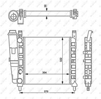Радиатор охлаждения двигателя