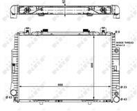 Радиатор MB W140 АКПП