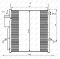 Конденсер MI L200 2.5DI-D 11.05-