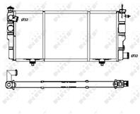Радиатор охлаждения PEUGEOT 205 94-, 205 I 83-94, 205 II 87-98,