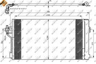 Конденсатор с осуш. MB Vito Viano 03-10