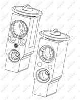Клапан системы кондиционирования RENAULT KANGOO 97-, MEGANE 96-99, MEGANE I 99-03, SCENIC I 99-03, C
