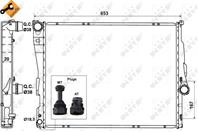 NRF 51582_радиатор системы охлаждения! BMW E46 2.