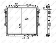 Радиатор TO HiLux МКПП 05 Радиатор TO HiLux МКПП 05