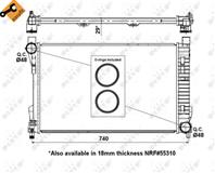 NRF 53418_радиатор системы охлаждения! АКПП MB C203/S203/W203 3.2i/3.0CDi 01&gt