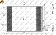 NRF 35739_радиатор кондиционера! Volvo C70/S60/S80/V70/XC70 2.0-2.9 00&gt