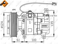 Компрессор кондиционера MAZDA 3 03-,