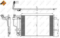 NRF 35922_радиатор кондиционера! Mazda 3 1.6-2.0i