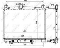 Радиатор TO Yaris 1.0 AUT. 99-
