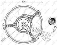 47023_вентилятор охлаждения! Audi A4 95-01