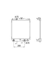 Радиатор охлаждения SUZUKI ALTO IV 02-, Радиатор охлаждения SUZUKI ALTO IV 02-,