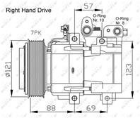 Компрессор кондиционера KIA SORENTO I 02-,