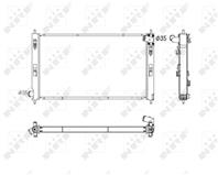 Радиатор охлаждения MITSUBISHI OUTLANDER II 07-,