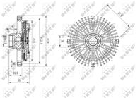 Вискомуфта вентилятора