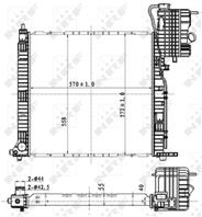 Радиатор охлаждения двигателя