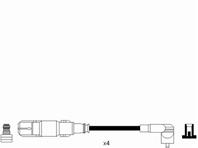 [rc-vw907] провода высоковольтные  комплект ngk seat arosa/ibiza  vw polo/lupo/caddy 1.0/1.4i 95-05
