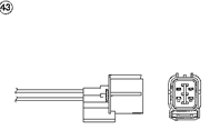Oza421h1 кислородный датчик 0255