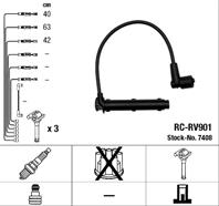 [RC-RV901] Провода высоковольтные  комплект NGK ROVER 45 (RT) / 2.0 V6 (20 K4F) 2000-