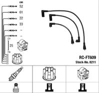 Провода зажигания (к-т) rc-ft609