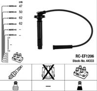 NGK 44333 Провода в/в SUBARU FORESTER/ IMPREZA/LEGACY 2.0/2.5 98-