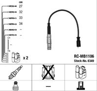 6349 / RC-MB1106 Комплект проводов зажигания MB W2169/W245 1.5-2.0 04> 6349 / RC-MB1106 Комплект проводов зажигания MB W2169/W245 1.5-2.0 04>
