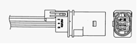 97375 / UAA0004-VW004 Лямбда-зонд