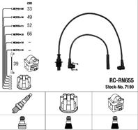 RC-RN655 (7190) RENAULT 19 1.8i -96 к-т проводов