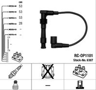 Комплект проводов rc-op1101(6307) пров.вв к-т opel