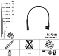 Rc-fd537 (0632) ford escort 1.4i -98 к-т проводов