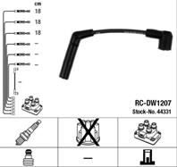 NGK 44331 Провода в/в DAEWOO MATIZ/SPARK 0.8 SOHC(три провода)