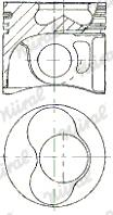 87-114907-45_поршень! d79.5x1.75x2x3 +0.5 (1-2 цил