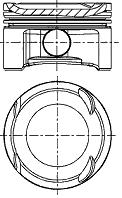 Поршень в к-те Opel 1.4