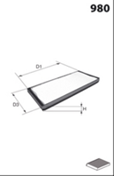 ELR7089_фильтр салона! MB V-class/Vito 2.0-2.3D 96&gt