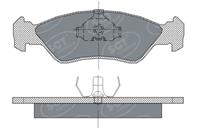 SP 236 PR тормозные колодки