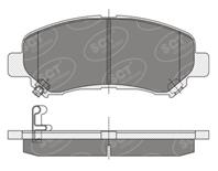SP 337 PR тормозные колодки
