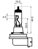 SCT 202624 (H11 12V 55W PGJ 19-2)